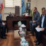 دیدار نماینده مردم آستارا با رئیس دانشگاه علوم پزشکی گیلان